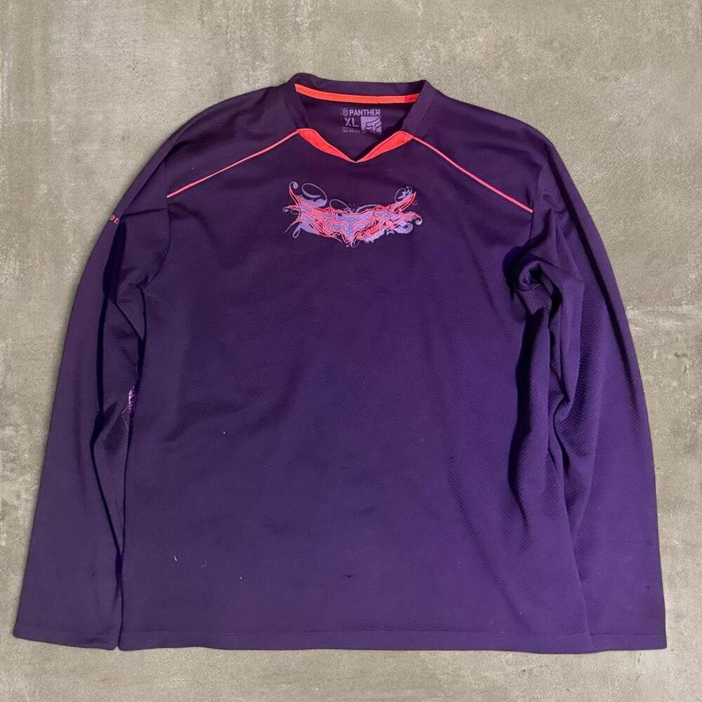 Fox Racing Panther Base Layer Long Sleeve Shirt, Moto Core Y2K, Size XL